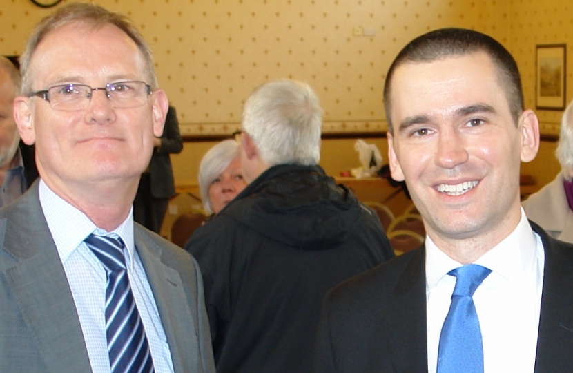 Rob Loughenbury (right) selected as candidate for Chorley