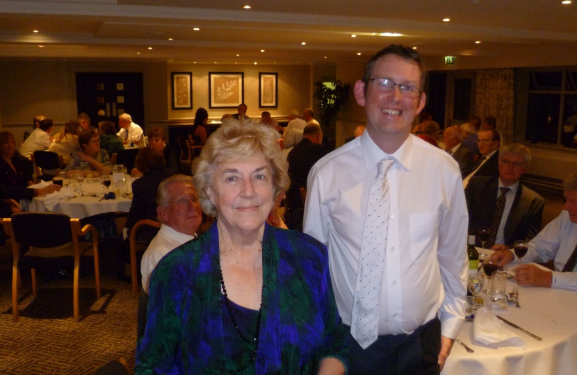Paul Maynard MP with Chorley Conservatives chairman Jean Rigby