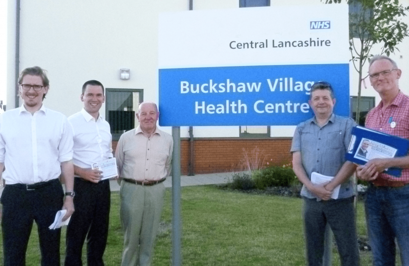 Buckshaw Village with Cllr Eric Bell and Mark Perks
