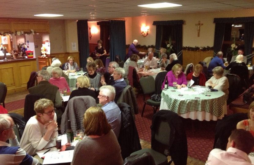 Teams having great fun at the Whittle Branch Quiz