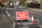 Library picture roadworks