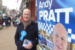 Andrew Pratt in Chorley town centre