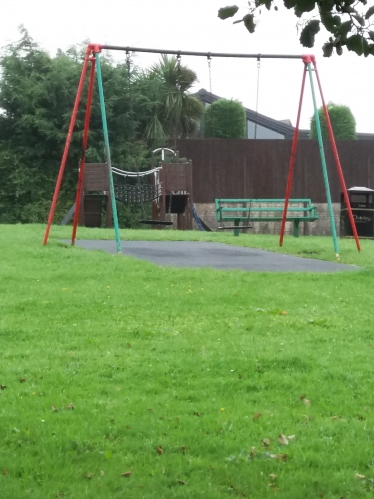 Union Street Play area swing replaced