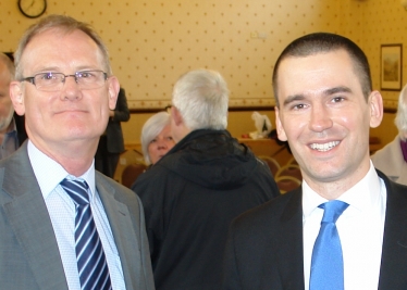 Rob Loughenbury (right) selected as candidate for Chorley