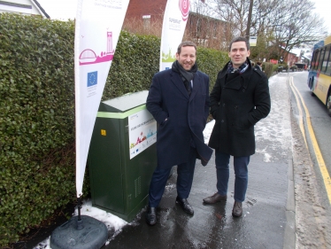 Superfast Broadband for Brinscall with Ed Vaizey MP and Rob Loughenbury
